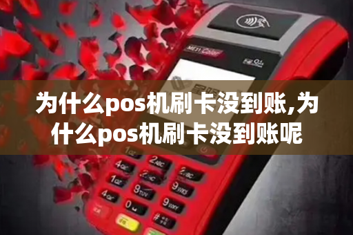 为什么pos机刷卡没到账,为什么pos机刷卡没到账呢