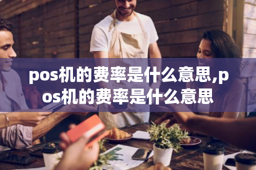 pos机的费率是什么意思,pos机的费率是什么意思