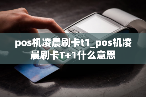 pos机凌晨刷卡t1_pos机凌晨刷卡T+1什么意思