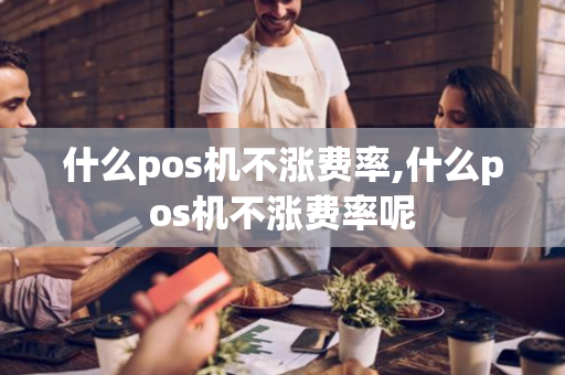 什么pos机不涨费率,什么pos机不涨费率呢