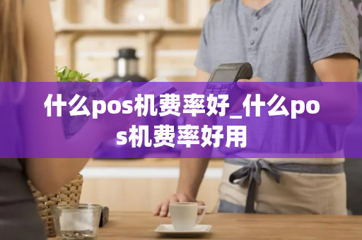 什么pos机费率好_什么pos机费率好用