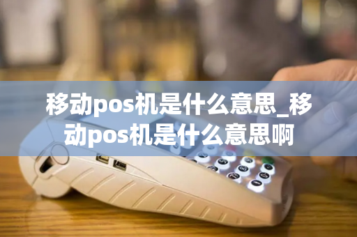 移动pos机是什么意思_移动pos机是什么意思啊