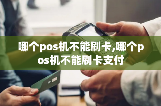 哪个pos机不能刷卡,哪个pos机不能刷卡支付