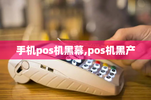 手机pos机黑幕,pos机黑产